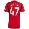 Officiële Voetbalshirt Manchester United Shoretire 47 Thuis 2023-24 - Heren